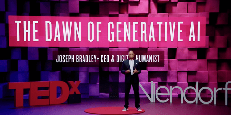 Generative AI – A TEDx Talk by Joseph Bradley Image